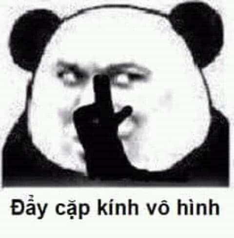 Đẩy cặp kính vô hình - Baozou Manhua meme - Meme Gấu trúc Trung 